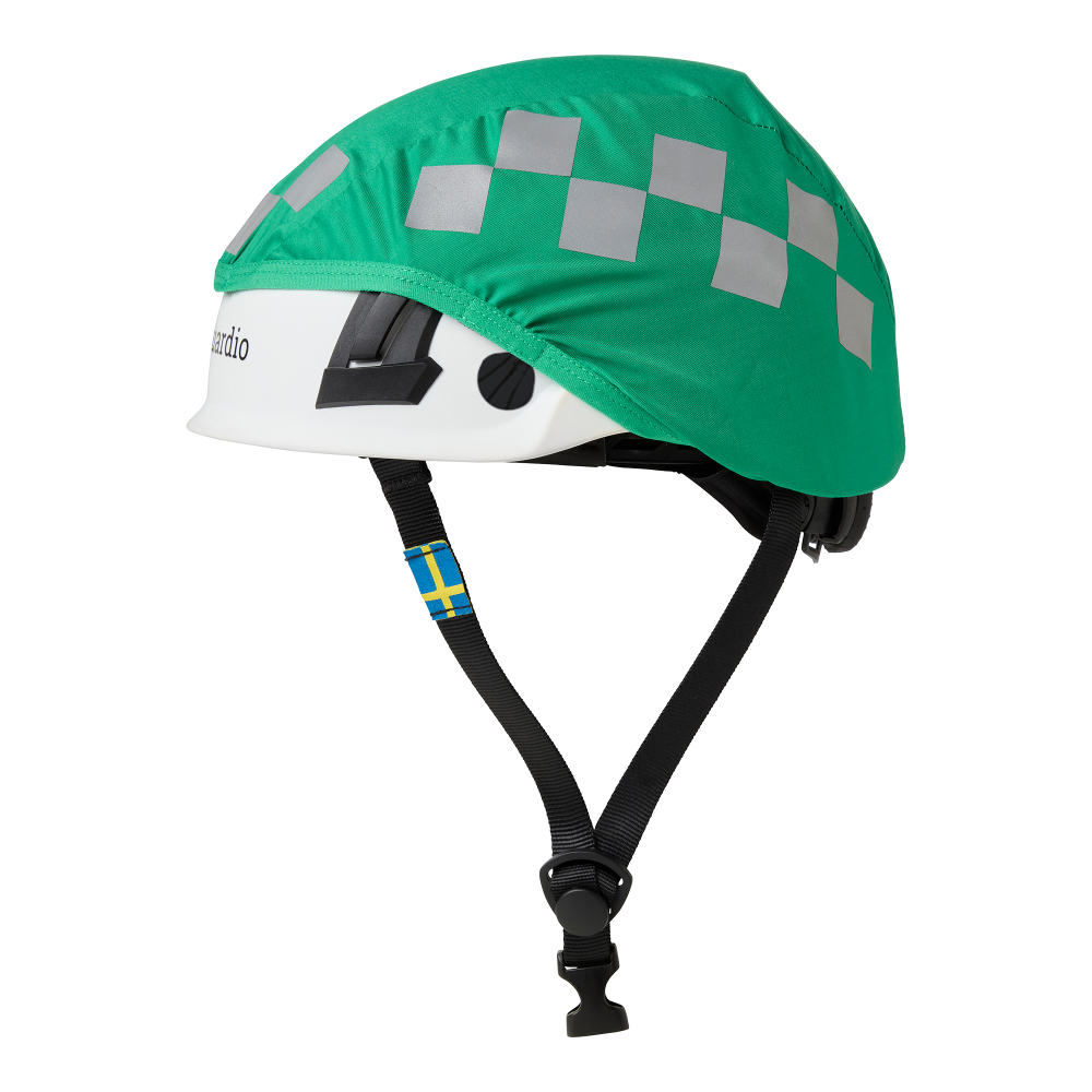 Produktbild för Ambulance Helmet Cover Green/reflective