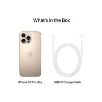 Produktbild för Apple iPhone 16 Pro Max - öken-titanium - 5G smartphone - 256 GB - GSM