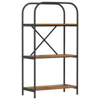 Produktbild för Hyllsystem Gammalt trä 60 x 30 x 109 cm Konstruerat trä