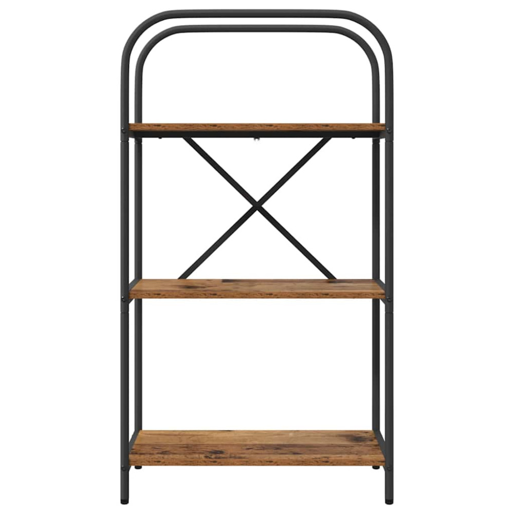 Produktbild för Hyllsystem Gammalt trä 60 x 30 x 109 cm Konstruerat trä