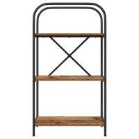 Produktbild för Hyllsystem Gammalt trä 60 x 30 x 109 cm Konstruerat trä