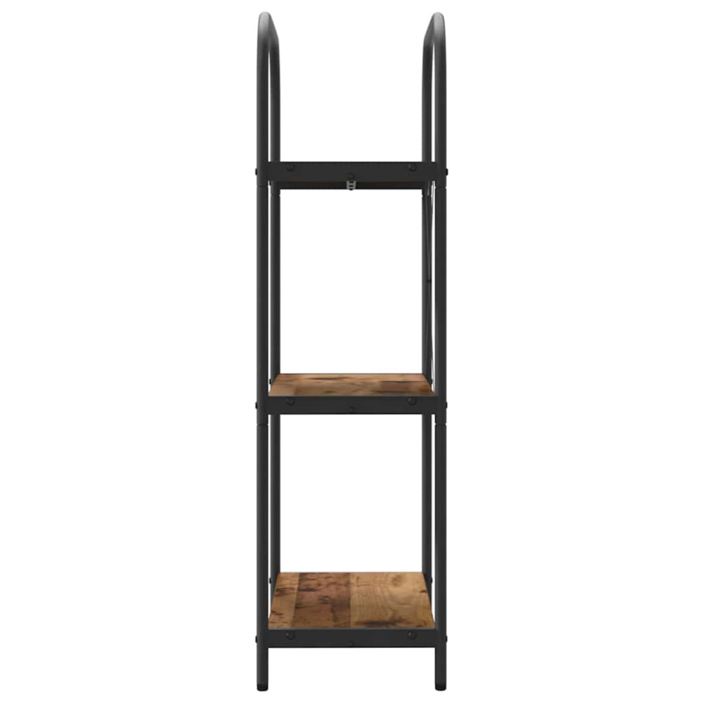 Produktbild för Hyllsystem Gammalt trä 60 x 30 x 109 cm Konstruerat trä