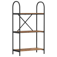 Produktbild för Hyllsystem Gammalt trä 60 x 30 x 109 cm Konstruerat trä
