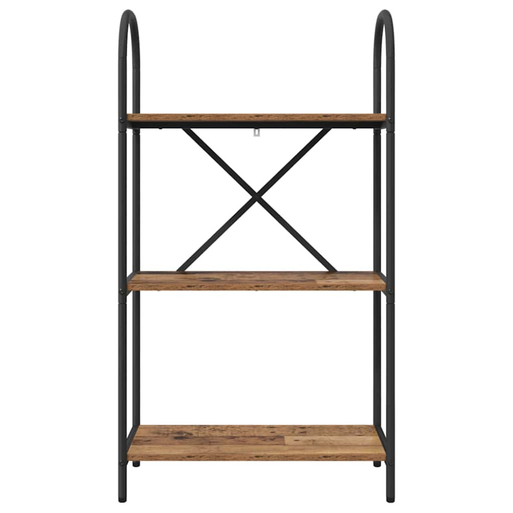 Produktbild för Hyllsystem Gammalt trä 60 x 30 x 109 cm Konstruerat trä