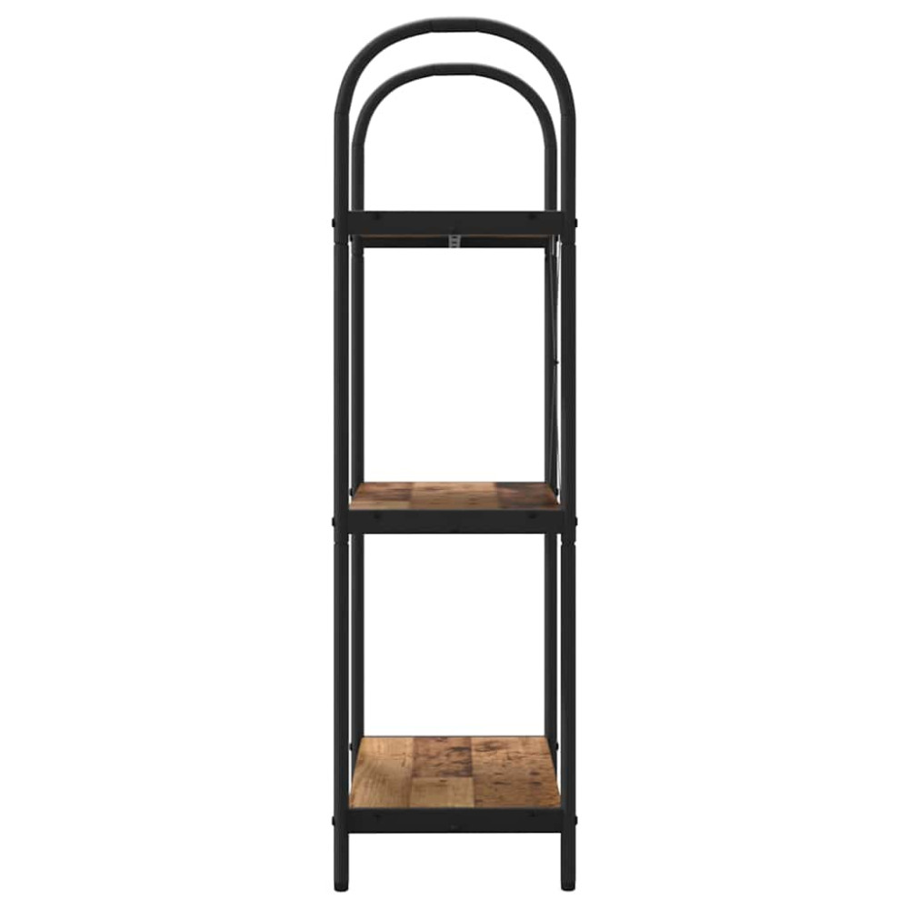 Produktbild för Hyllsystem Gammalt trä 60 x 30 x 109 cm Konstruerat trä