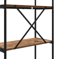 Produktbild för Hyllsystem Gammalt trä 60 x 30 x 109 cm Konstruerat trä
