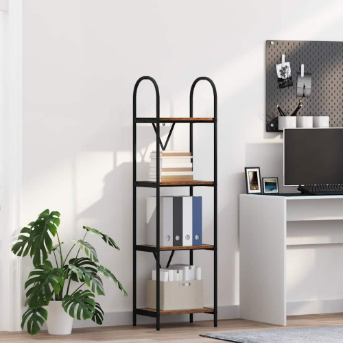 vidaXL Hyllsystem Gammalt trä 40 x 30 x 146 cm Konstruerat trä