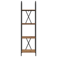 Produktbild för Hyllsystem Gammalt trä 40 x 30 x 146 cm Konstruerat trä