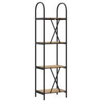 Produktbild för Hyllsystem Artisan Ek 40 x 30 x 146 cm Konstruerat trä