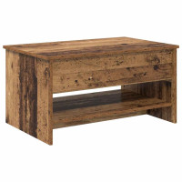 Produktbild för Kaffeebord Gammalt trä 80 x 50,5 x 41,5 cm Konstruerat trä