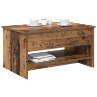 Produktbild för Kaffeebord Gammalt trä 80 x 50,5 x 41,5 cm Konstruerat trä