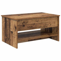 Produktbild för Kaffeebord Gammalt trä 80 x 50,5 x 41,5 cm Konstruerat trä