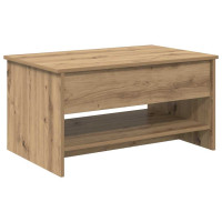 Produktbild för Kaffeebord Artisan Ek 80 x 50,5 x 41,5 cm Konstruerat trä