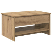 Produktbild för Kaffeebord Artisan Ek 80 x 50,5 x 41,5 cm Konstruerat trä