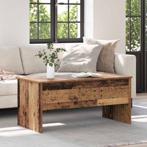 vidaXL Kaffeebord Gammalt trä 102 x 50,5 x 46,5 cm Konstruerat trä