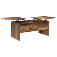 Produktbild för Kaffeebord Gammalt trä 102 x 50,5 x 46,5 cm Konstruerat trä