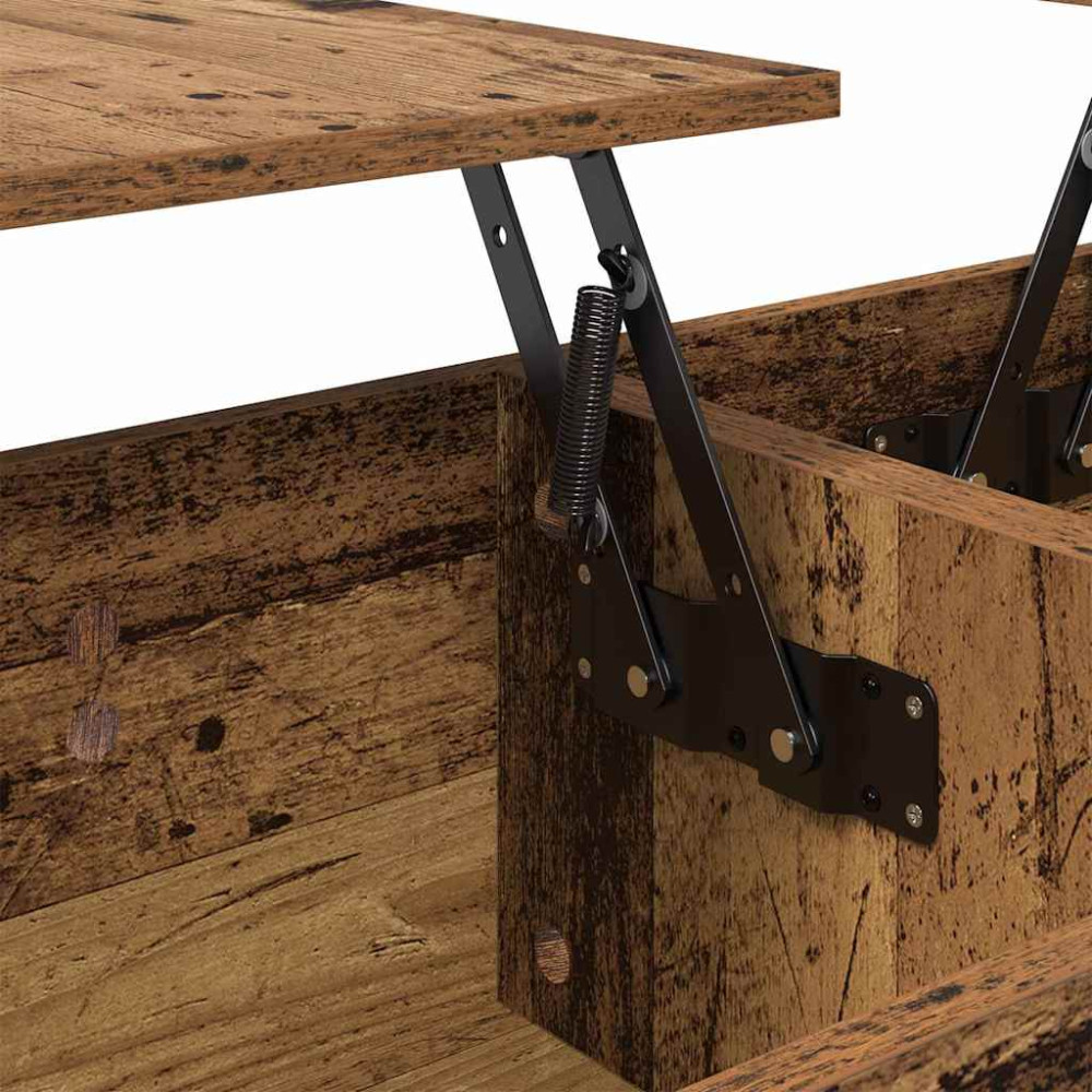 Produktbild för Kaffeebord Gammalt trä 102 x 50,5 x 46,5 cm Konstruerat trä