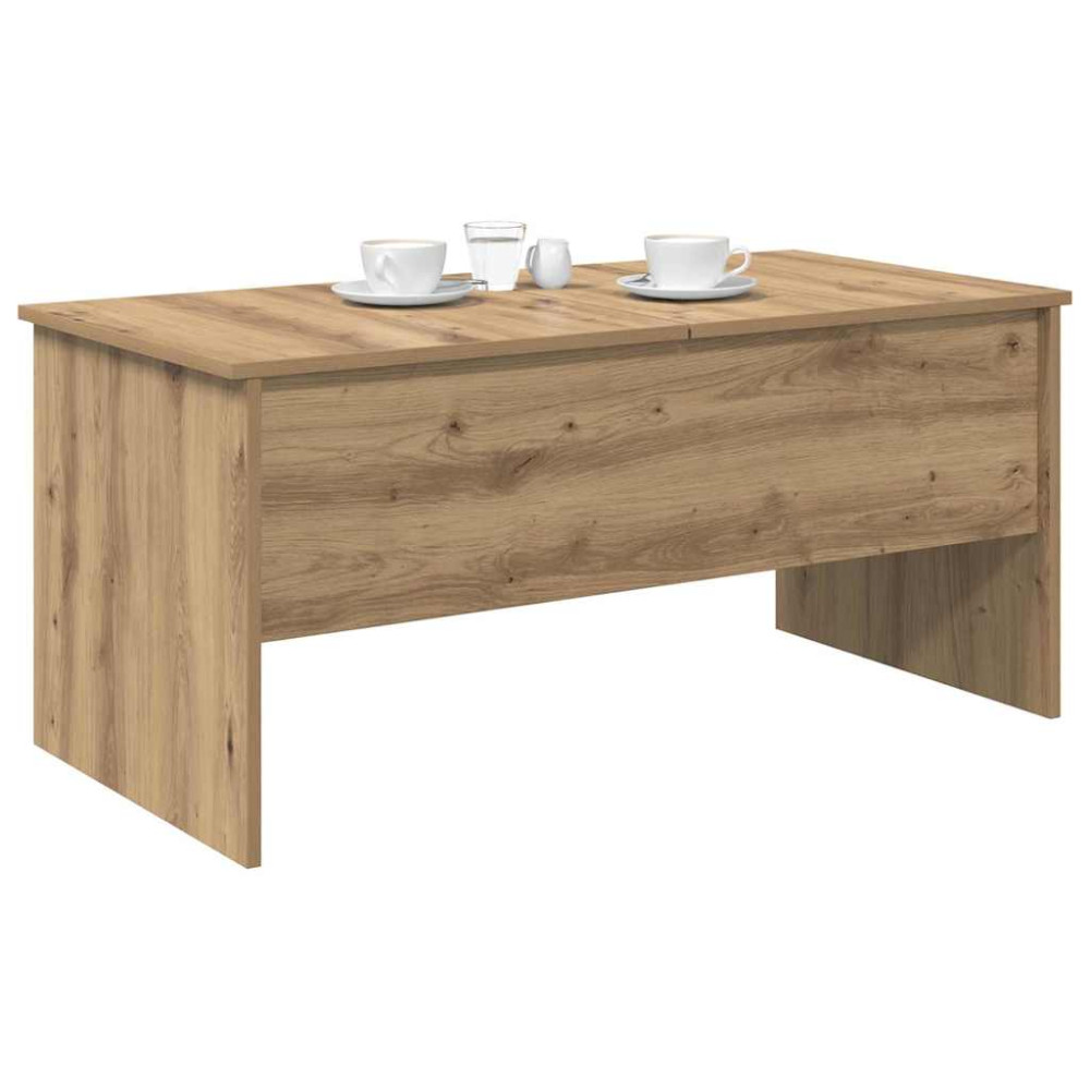 Produktbild för Kaffeebord Artisan Ek 102 x 50,5 x 46,5 cm Konstruerat trä