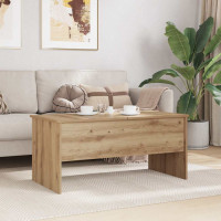 Produktbild för Kaffeebord Artisan Ek 102 x 50,5 x 46,5 cm Konstruerat trä