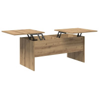 Produktbild för Kaffeebord Artisan Ek 102 x 50,5 x 46,5 cm Konstruerat trä