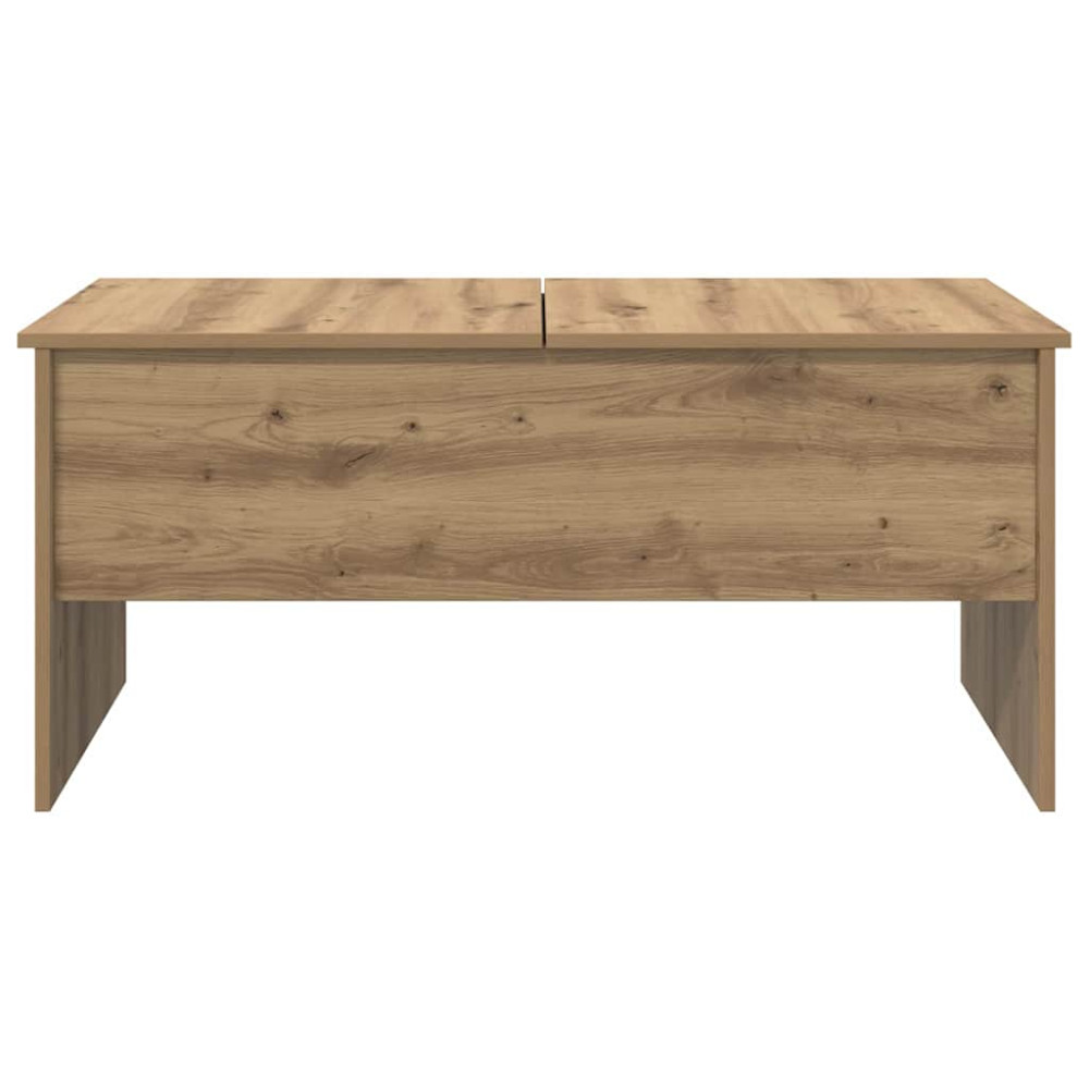 Produktbild för Kaffeebord Artisan Ek 102 x 50,5 x 46,5 cm Konstruerat trä