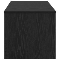 Produktbild för Kaffeebord Svart Ek 102 x 50,5 x 46,5 cm Konstruerat trä