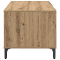 Produktbild för Kaffeebord med låda Artisan Ek 90 x 49 x 45 cm Konstruerat trä