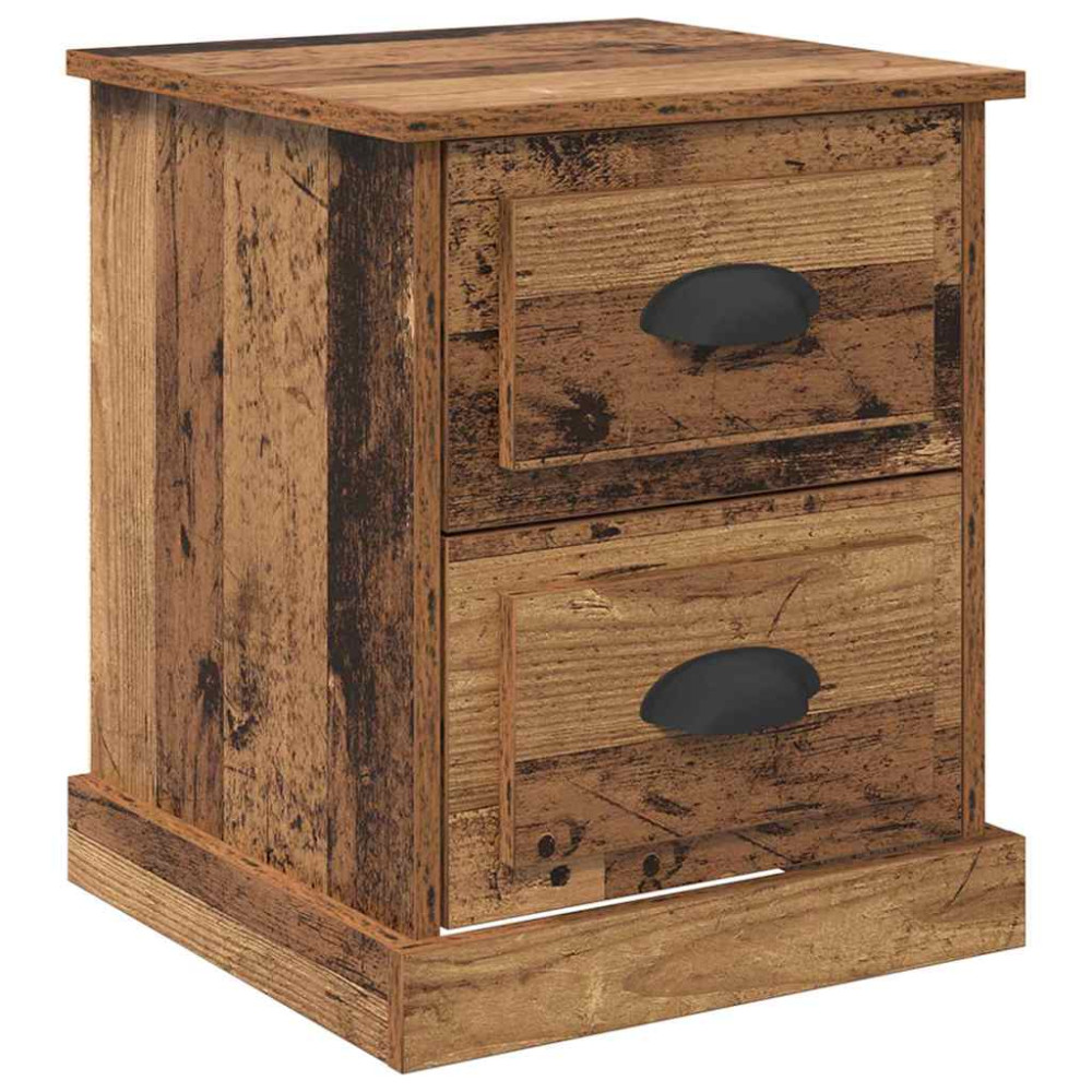 Produktbild för Nattduksbord Gammalt trä 39 x 39 x 47,5 cm Konstruerat trä
