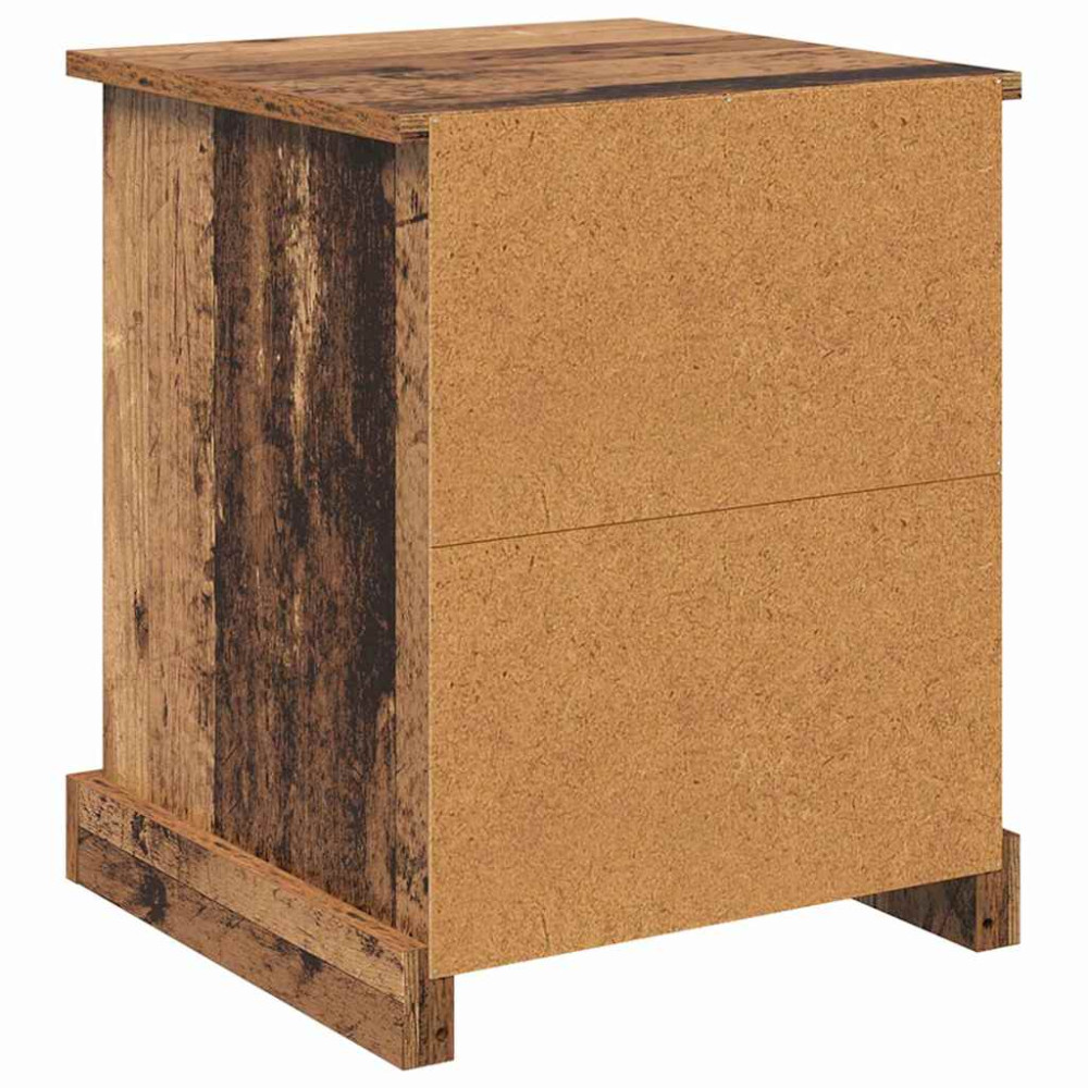 Produktbild för Nattduksbord Gammalt trä 39 x 39 x 47,5 cm Konstruerat trä