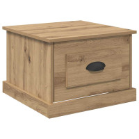 Produktbild för Kaffeebord med låda Artisan Ek 50 x 50 x 35 cm Konstruerat trä