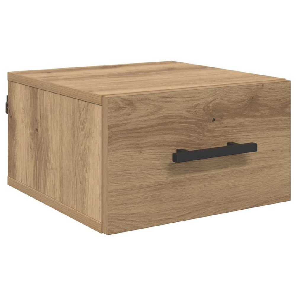 Produktbild för Nattduksbord artisan ek 35 x 35 x 20 cm Konstruerat trä