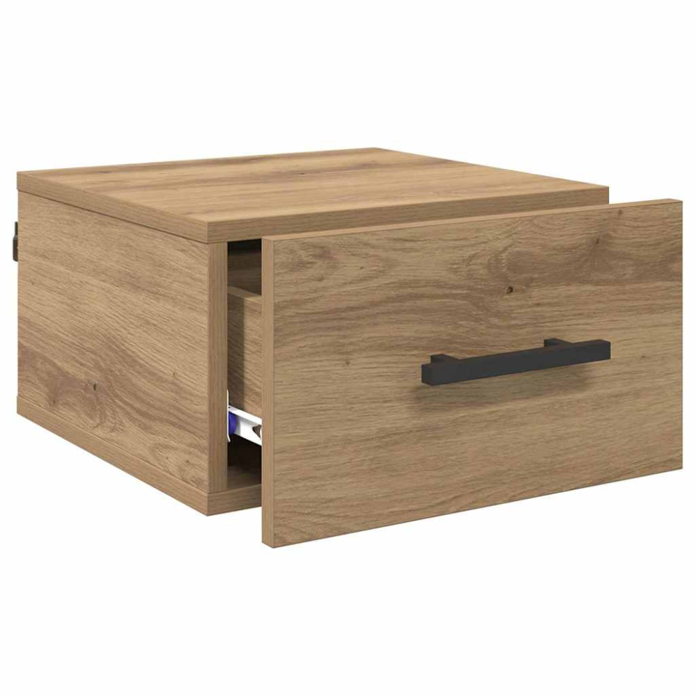 Produktbild för Nattduksbord artisan ek 35 x 35 x 20 cm Konstruerat trä