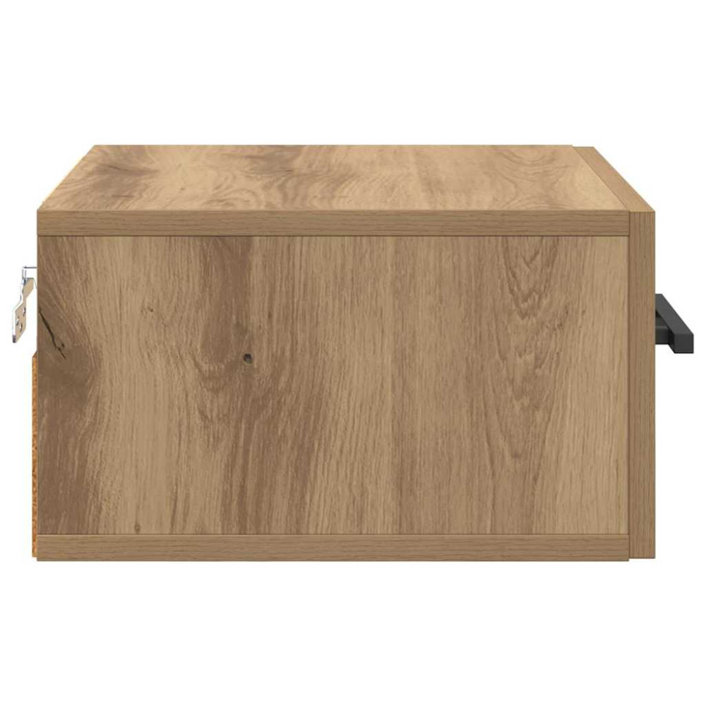 Produktbild för Nattduksbord artisan ek 35 x 35 x 20 cm Konstruerat trä