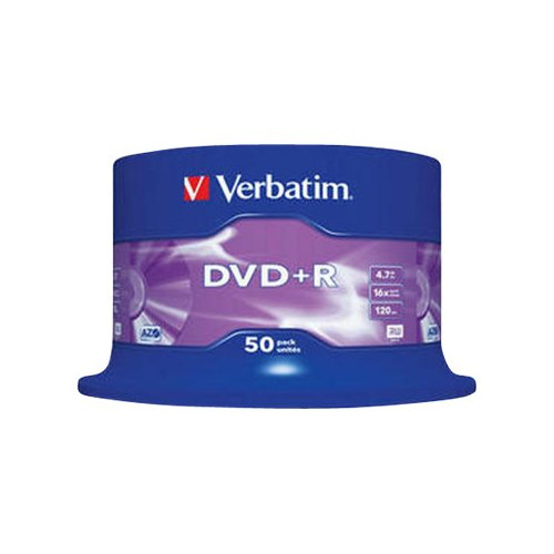 VERBATIM Verbatim - DVD+R x 50 - 4.7 GB - lagringsmedier