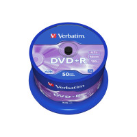 Produktbild för Verbatim - DVD+R x 50 - 4.7 GB - lagringsmedier
