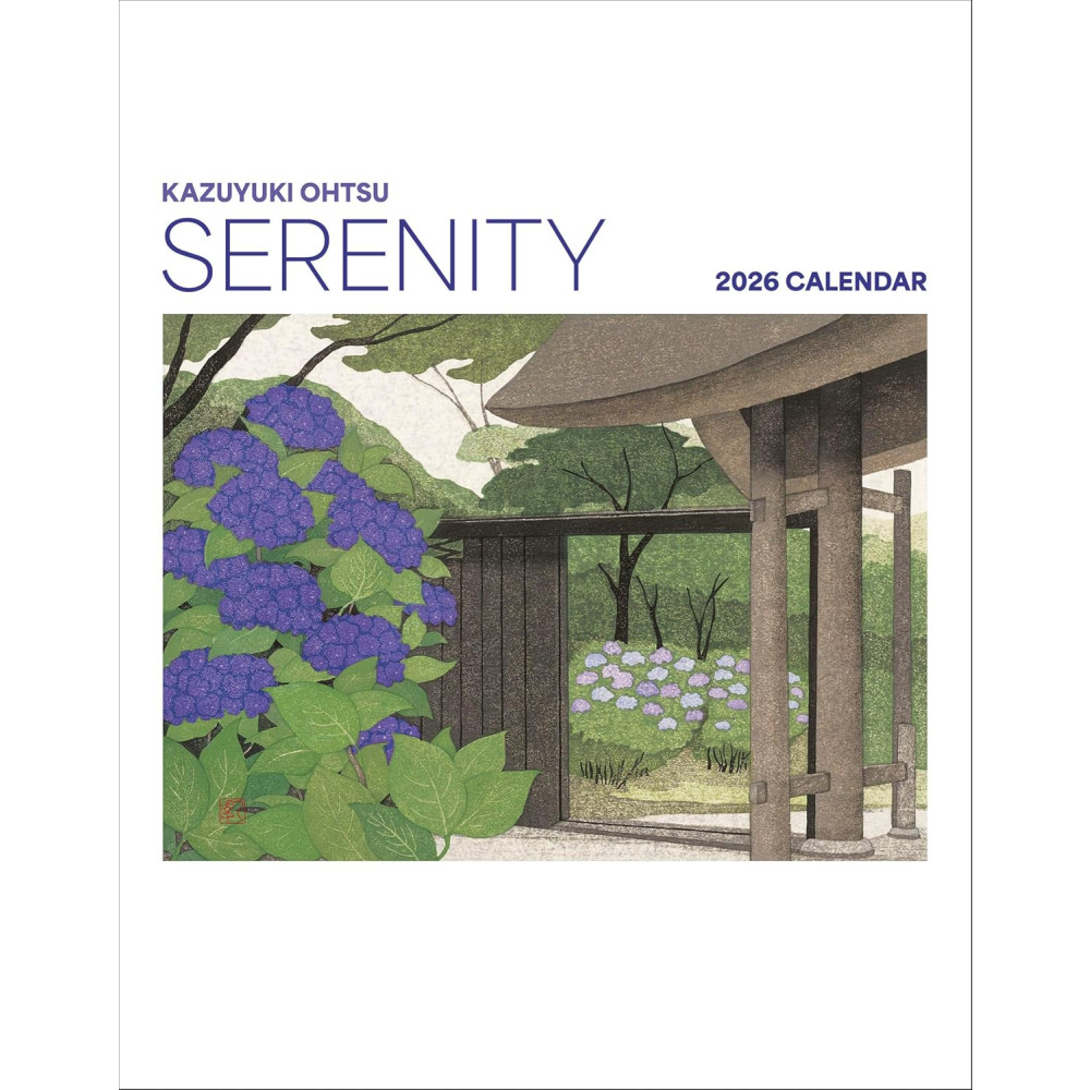 Produktbild för Serenity: Kazuyuki Ohtsu : 2026 Mini Wall Calendar
