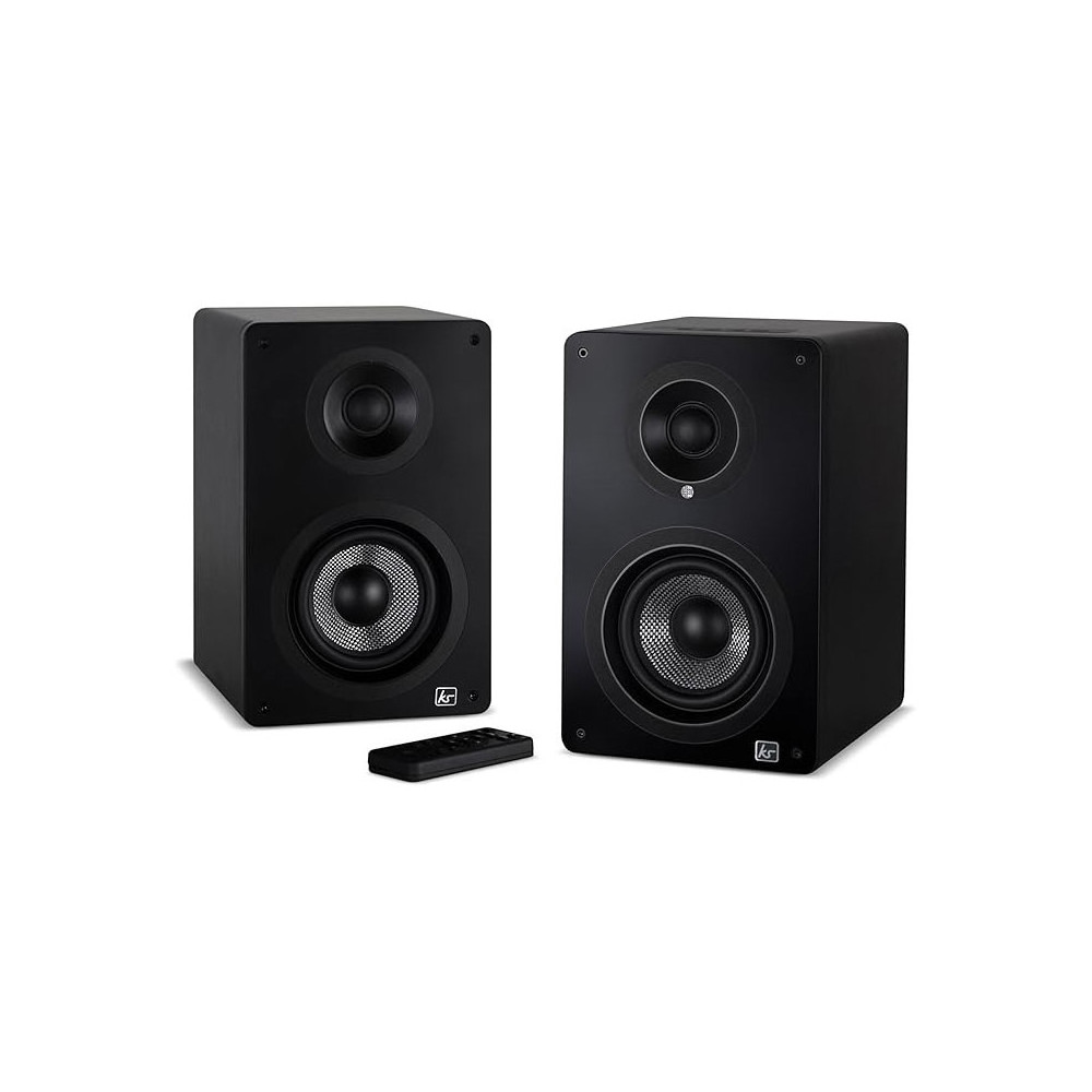 Produktbild för HiFi Högtalare Parallax 60W (2x30) Trådlösa Stereo Svarta