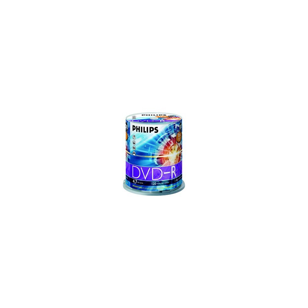 Produktbild för Philips DM4S6B00F - DVD-R x 100 - 4.7 GB - lagringsmedier