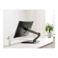 Produktbild för Multibrackets M Deskstand Touch Basic ställ - justerbar arm - för Allt-i-ett/LCD-skärm/pekskärm - mattsvart