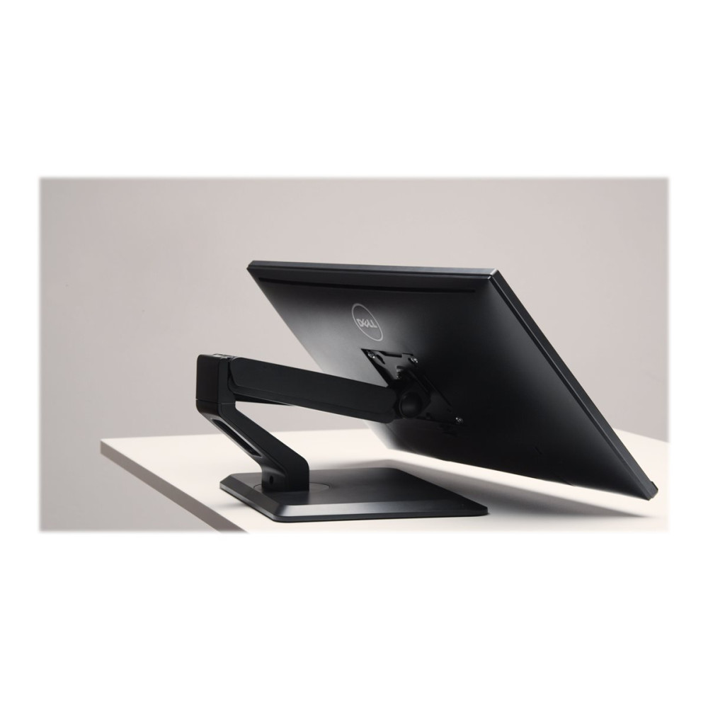 Produktbild för Multibrackets M Deskstand Touch Basic ställ - justerbar arm - för Allt-i-ett/LCD-skärm/pekskärm - mattsvart