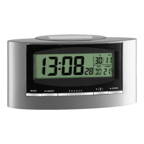 TFA Dostmann TFA Solar - klocka - elektronisk - skrivbord - 15.6 x 8.1 cm