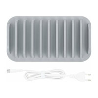 Produktbild för Manhattan Charging Station, 10x Ports: 3x USB-C (up to 18W PD) and 7x USB-A (up to 12W), 120W Total Output, White/Grey, Three Year Warranty, Box - laddningsstation - strömmatning - 120 watt