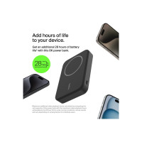 Produktbild för Belkin trådlös powerbank - magnetisk med Qi2 - USB-C - 15 watt