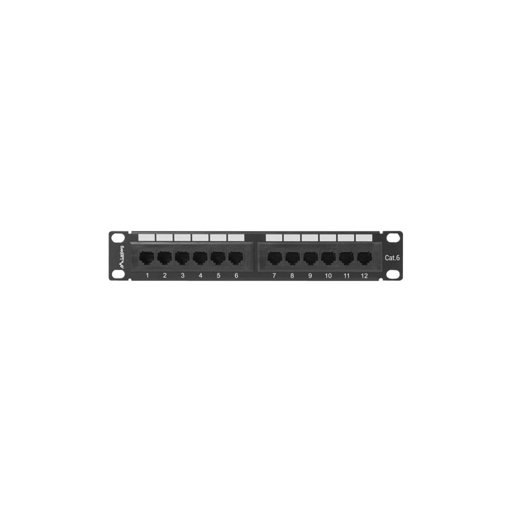 Produktbild för Lanberg PPU6-9012-B - patch-panel - 1U - 10"