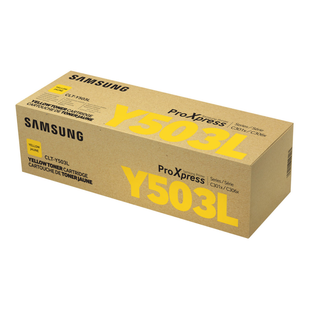 Produktbild för HP CLT-Y503L - Lång livslängd - gul - original - tonerkassett (SU491A)
