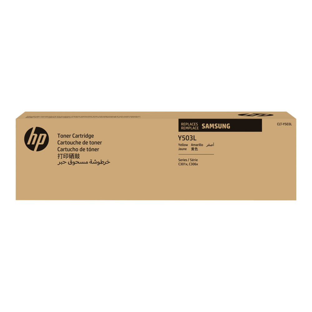 Produktbild för HP CLT-Y503L - Lång livslängd - gul - original - tonerkassett (SU491A)