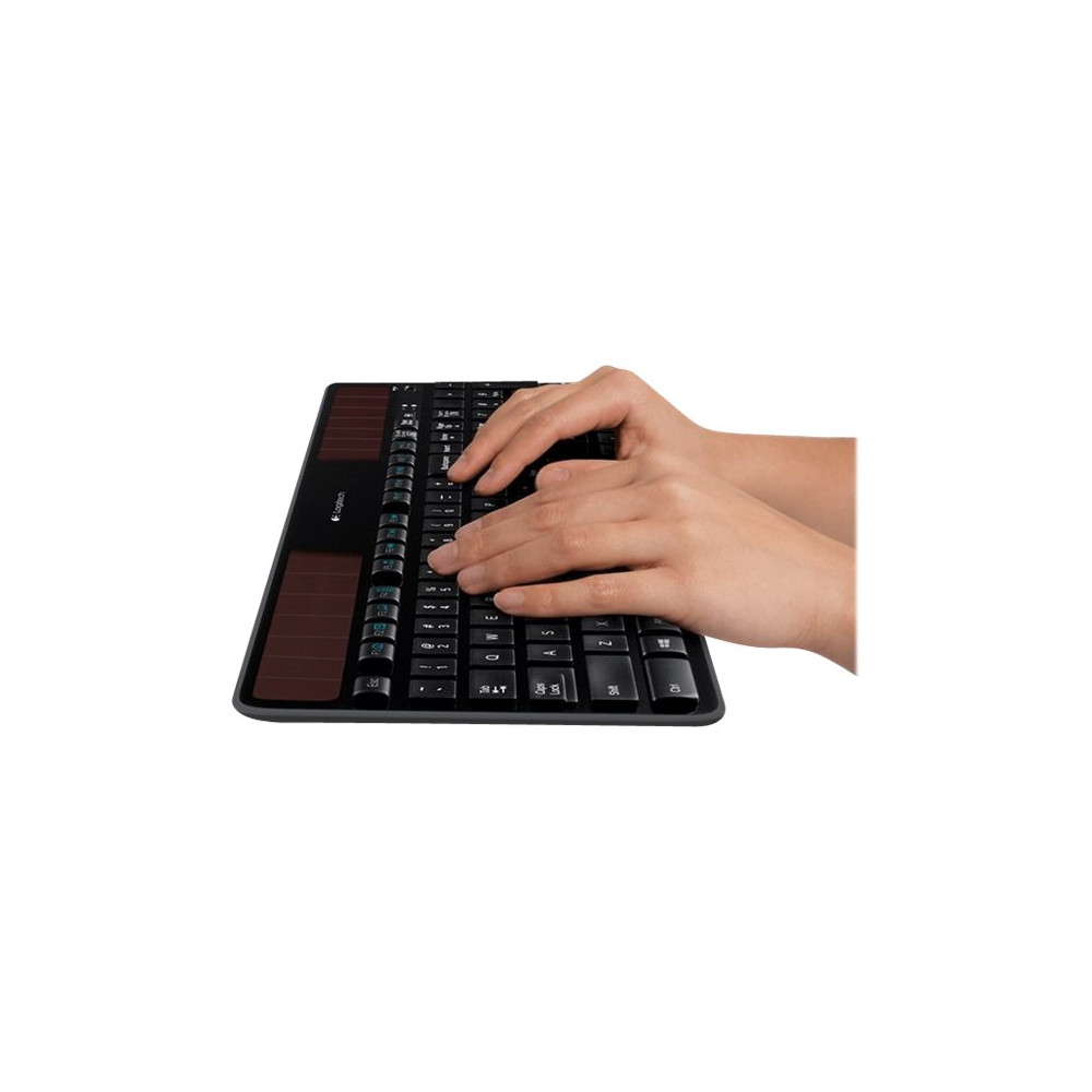 Produktbild för Logitech Wireless Solar K750 - tangentbord - tysk Inmatningsenhet