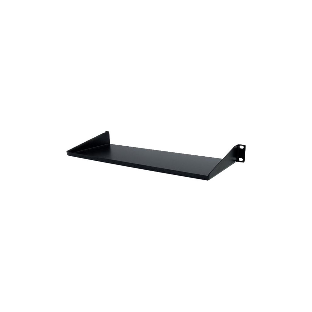 Produktbild för StarTech.com 1U Server Rack Cabinet Shelf, 7in Deep Fixed Cantilever Tray, Rackmount Shelf for 19" AV/Data/Network Equipment Enclosure with Cage Nuts & Screws, 33lbs Weight Capacity - 1U Rack Shelf 7" Deep (CABSHELF1U) - hylla för rack - 1U