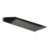 Produktbild för StarTech.com 1U Server Rack Cabinet Shelf, 7in Deep Fixed Cantilever Tray, Rackmount Shelf for 19" AV/Data/Network Equipment Enclosure with Cage Nuts & Screws, 33lbs Weight Capacity - 1U Rack Shelf 7" Deep (CABSHELF1U) - hylla för rack - 1U