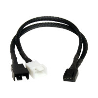 Produktbild för StarTech.com 80x25mm Computer Case Fan with PWM - Pulse Width Modulation Connector - computer cooling Fan - 80mm Fan - pwm Fan (FAN8025PWM) - lådfläkt